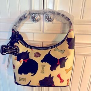 NWT Dooney & Bourke Scottie Scotty Dog Bucket Bag